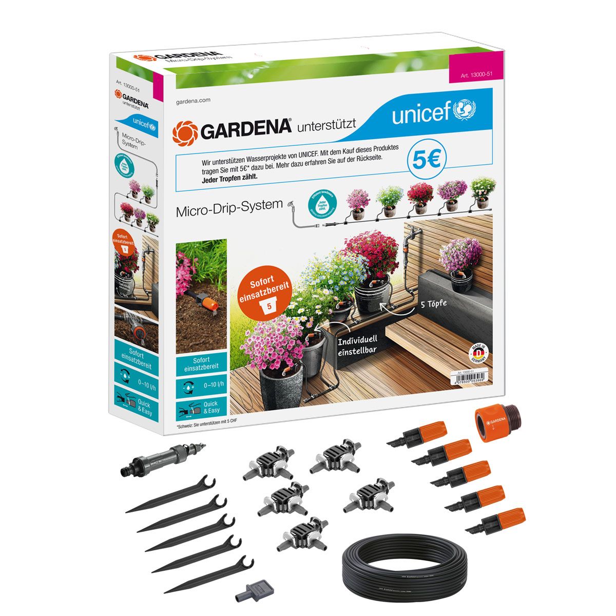 Gardena Micro-Drip-System.