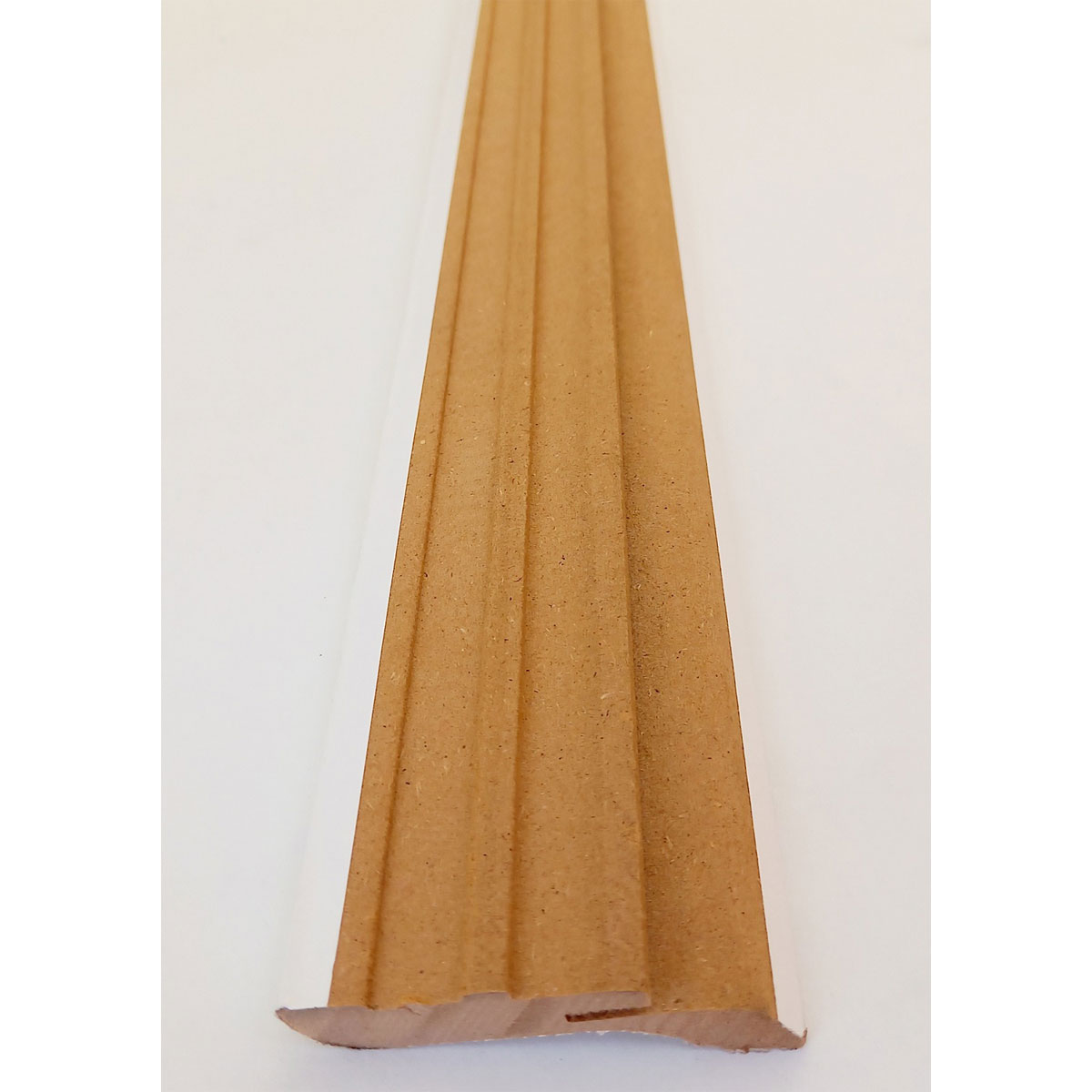 Clip-Parkettleiste SL 60 250 cm weiß Bild 4