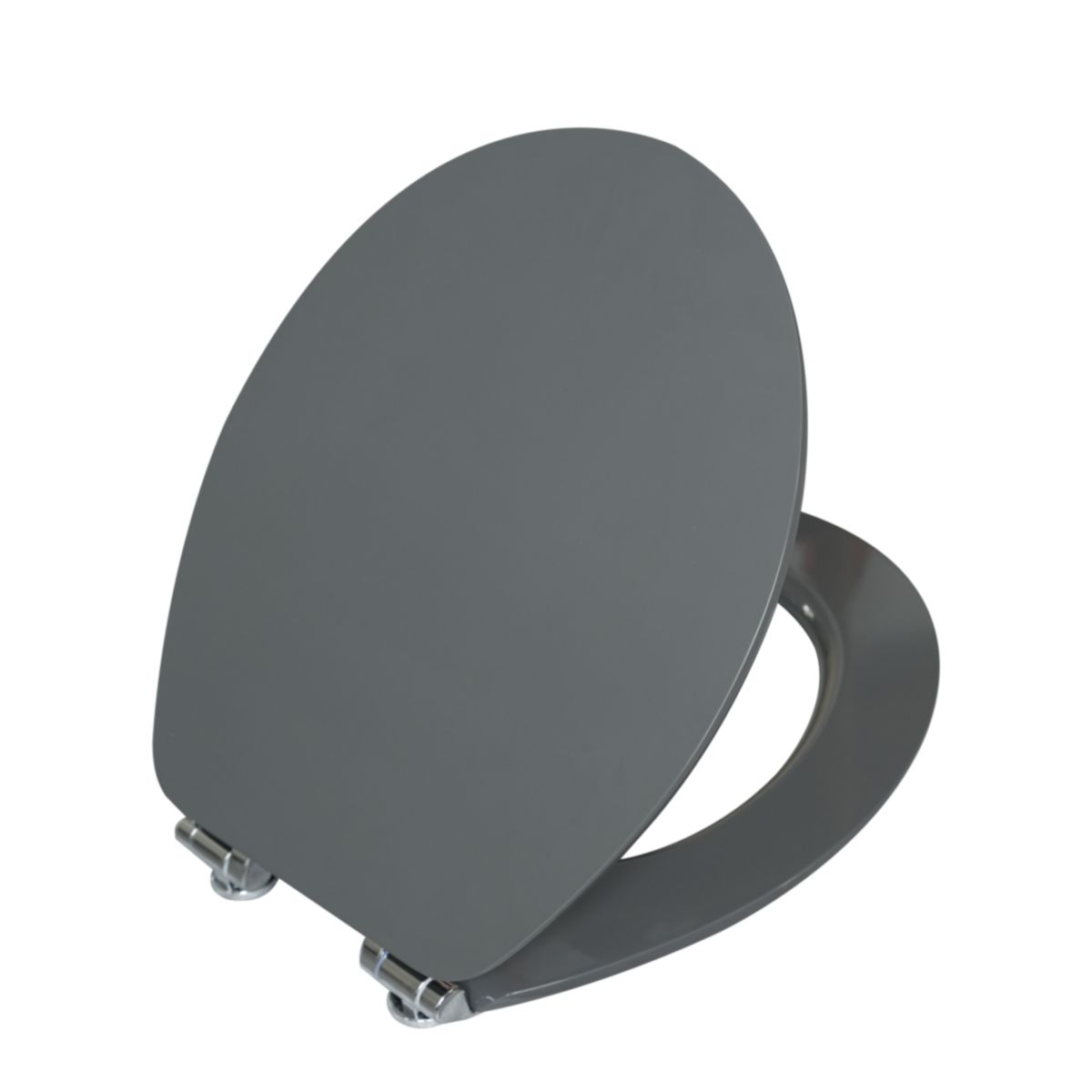 Valblue WC-Sitz Classic grauMDF-Holzkern Absenkautom. Metallscharn. Bild 2