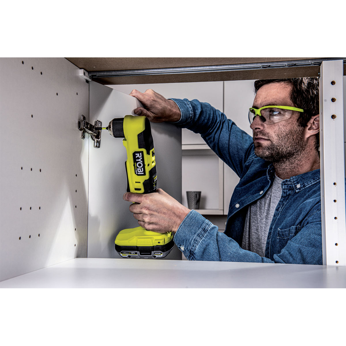 Ryobi  18V Akku-Winkelbohrschrauber RAD18C-0 solo Bild 2