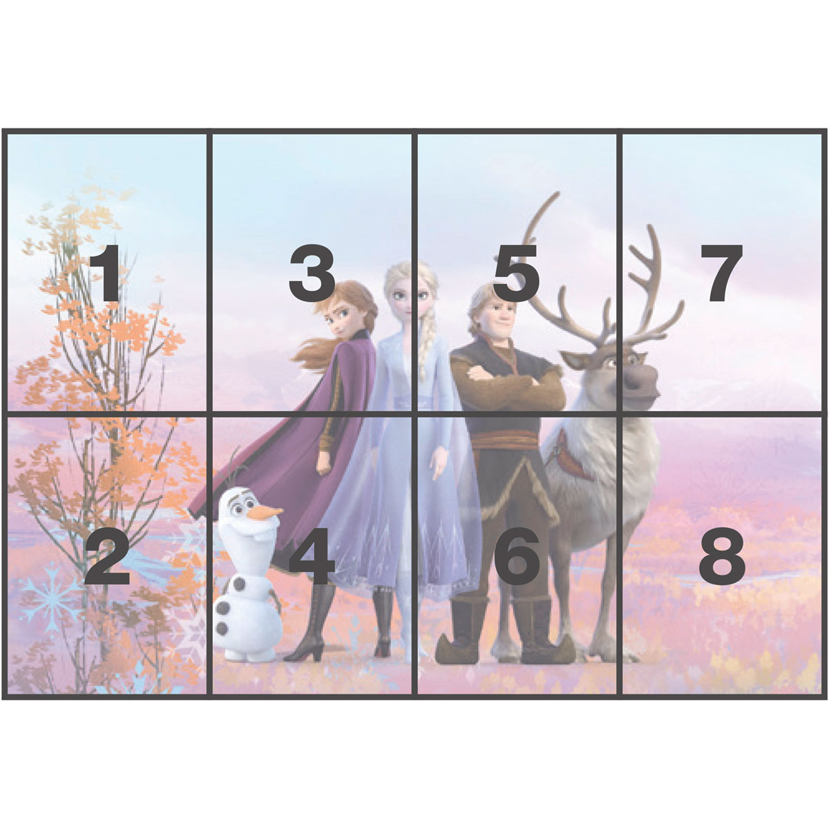 Komar  Papier Fototapete Frozen Iconic 368x254 cm Bild 3