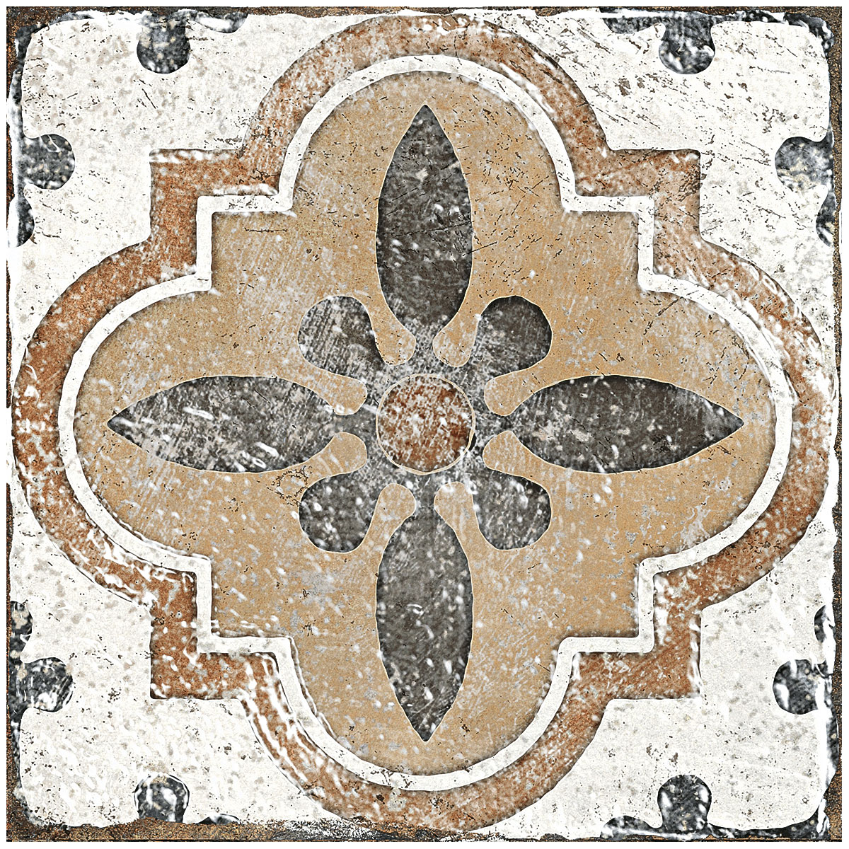 Feinsteinzeug Marrakesh Beige glasiert matt 20 x 20 x 1 cm Bild 11