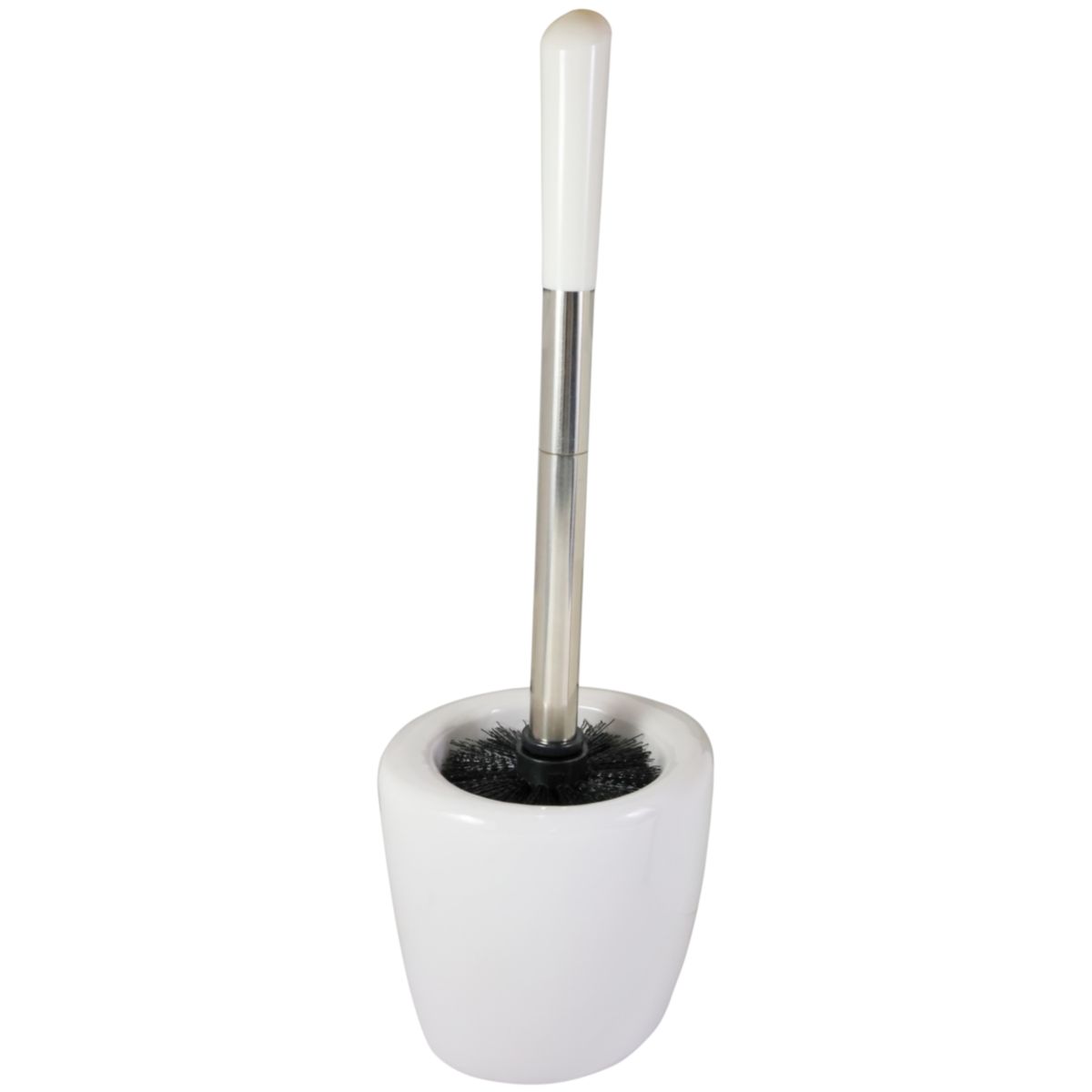 WC-Garnitur Keramik Oval/Weiß