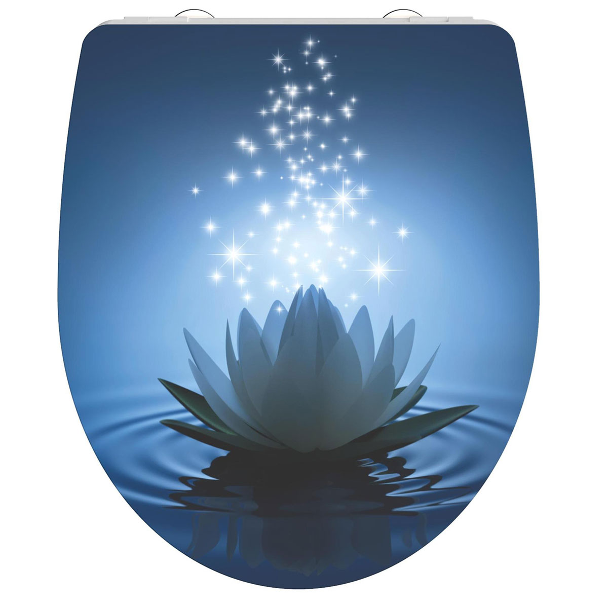 Schütte Duroplast HG WC-Sitz WATER LILY mit Absenkautomatik und Schnellverschluss
