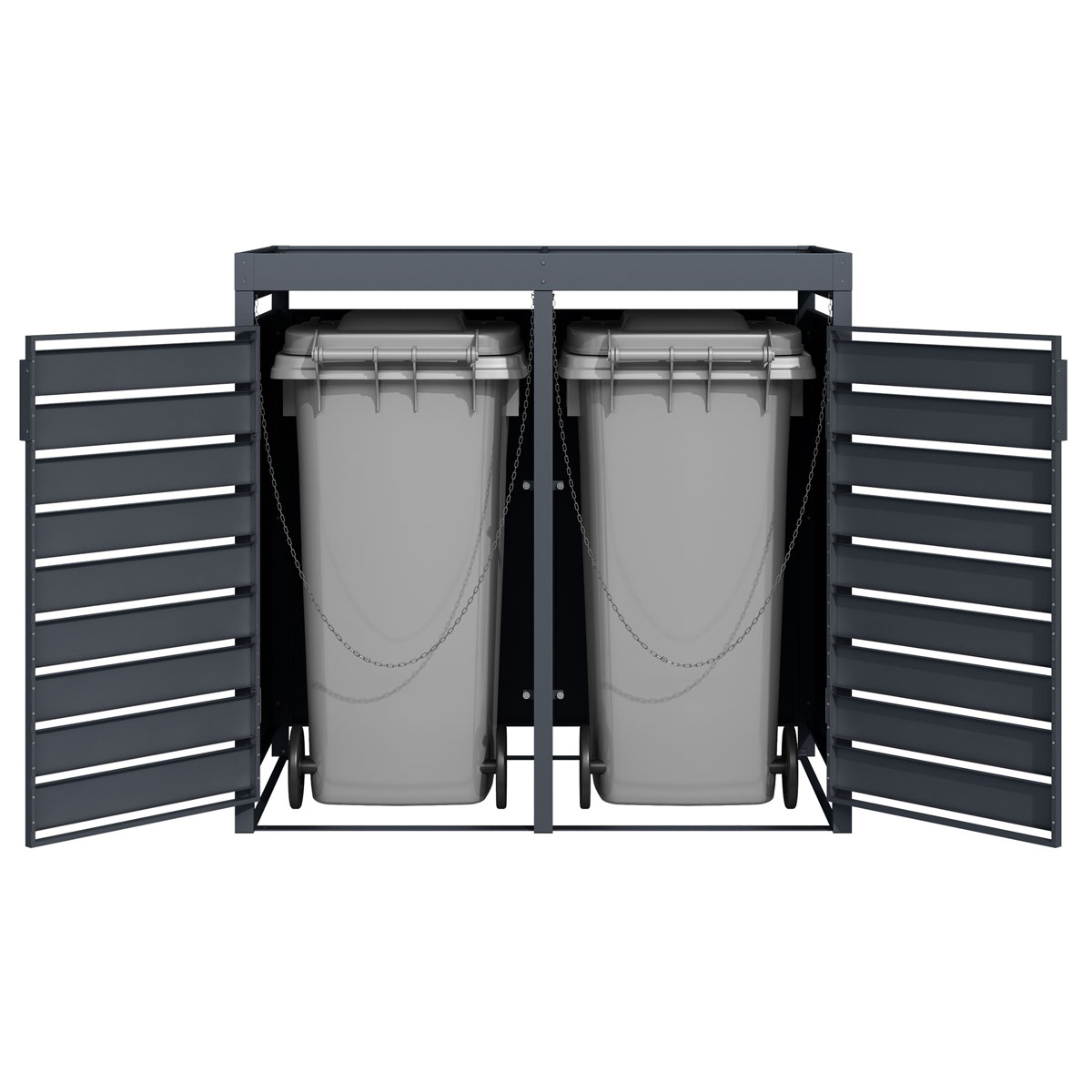 Durabil Mülltonnenbox Style für 2 x 240 L Bild 4