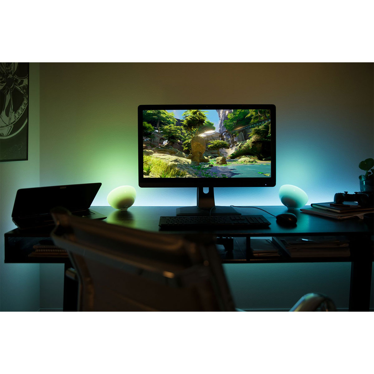 Philips Hue LED-Tischleuchte Go RGBW 6W weiß Bild 5