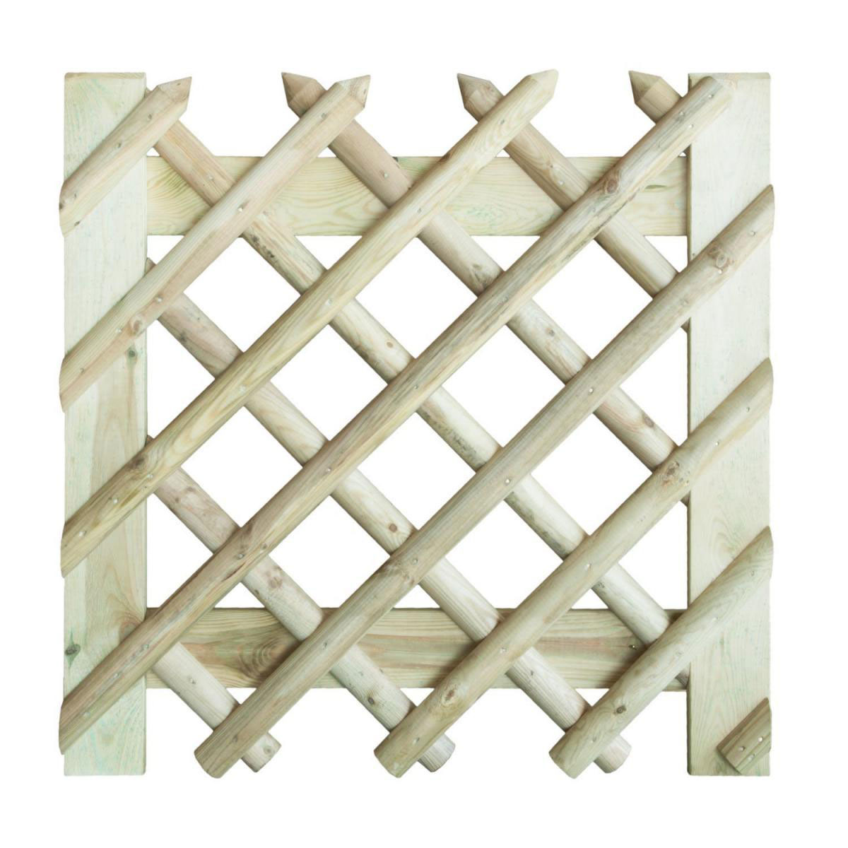 Jägerzauntor 100 x 100 cm ohne Beschlag