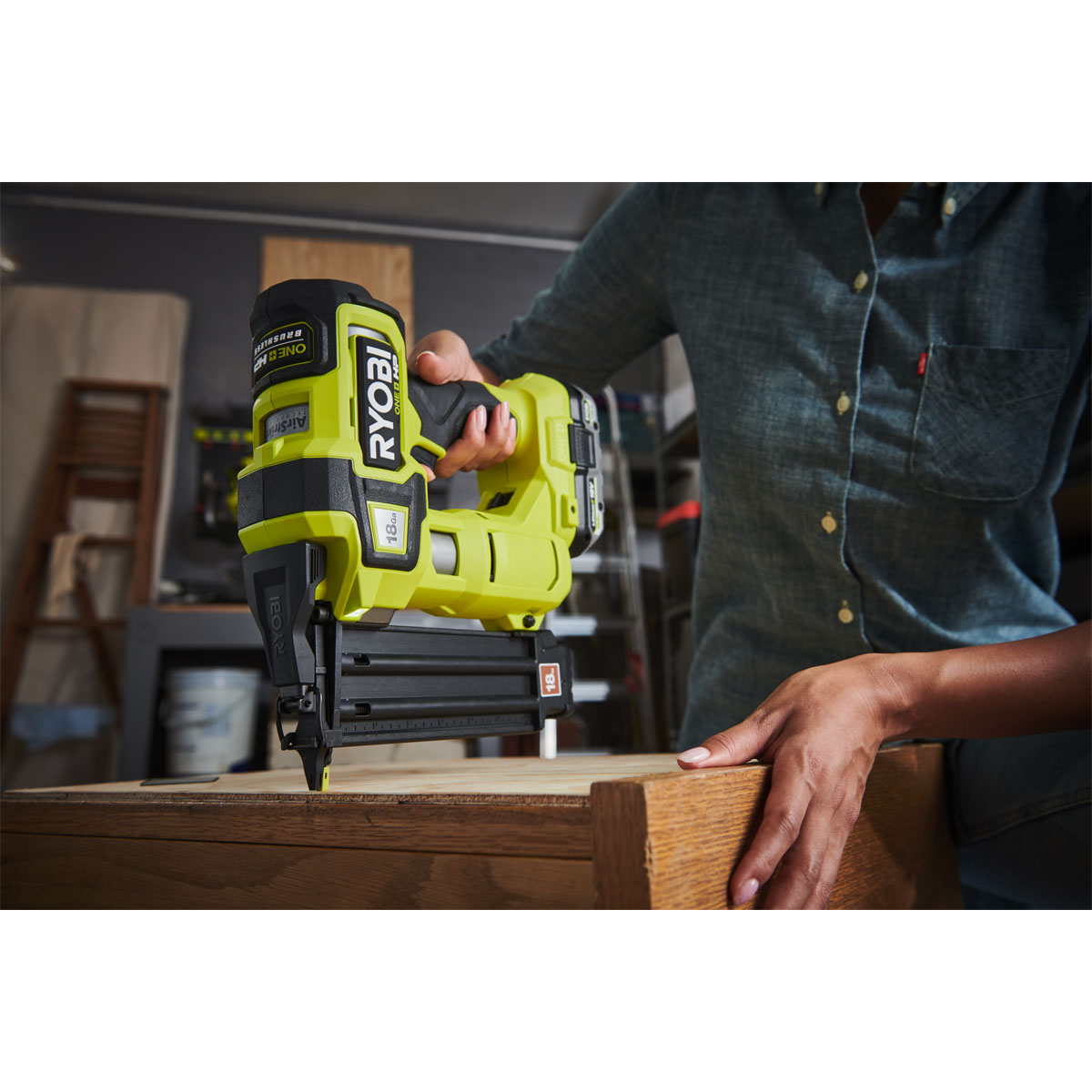 Ryobi  18V Akku-Nagler R18GN18X-0 solo Bild 6