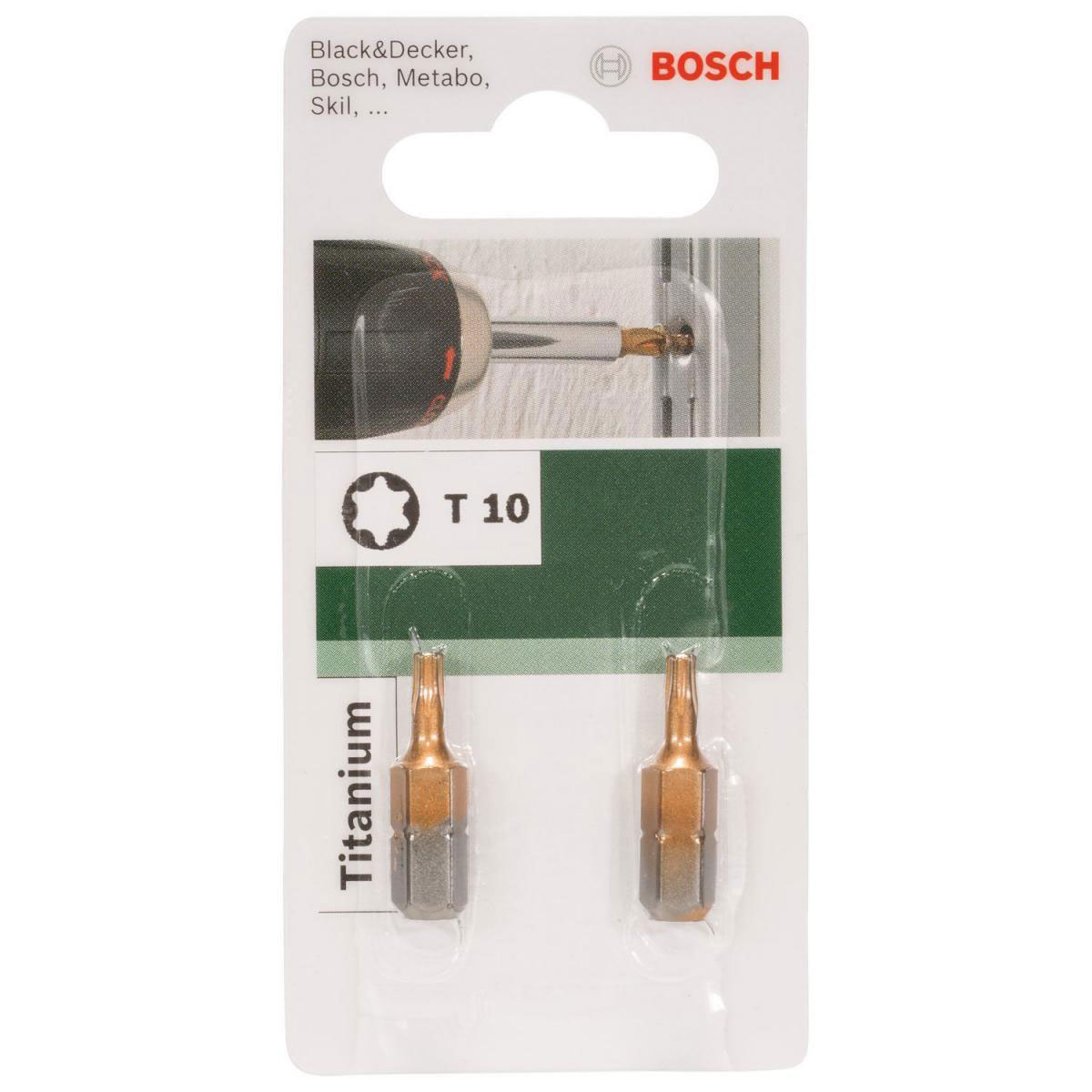 Bosch  Torx-Bit 1/4 Titanium T10 25 mm Bild 2