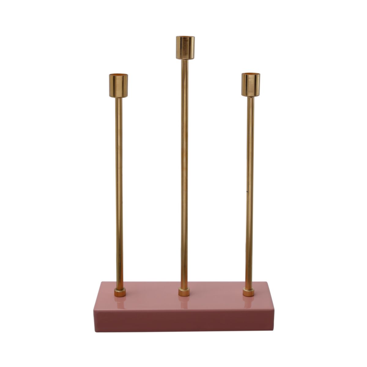 Kerzenhalter Art Deco 325 rosa gold Bild 2