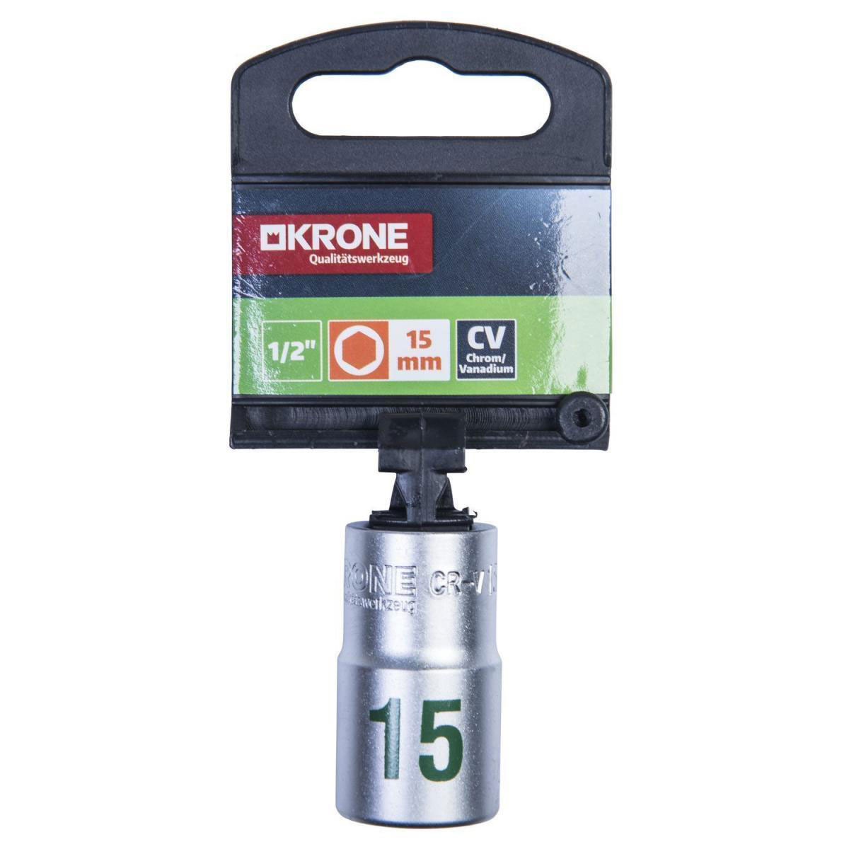 Krone Steckschlüsseleinsatz 1/2 Zoll 15 mm Bild 1