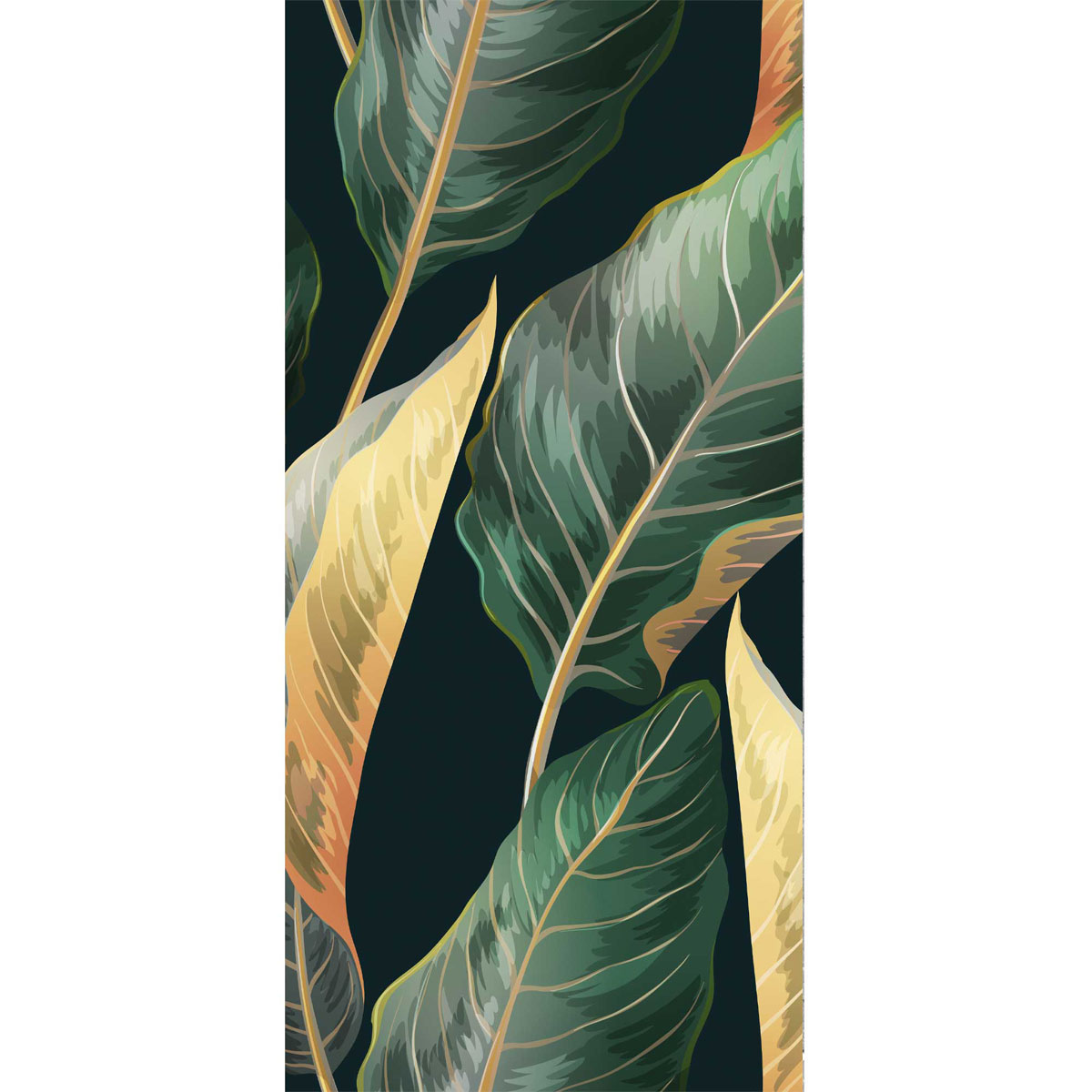 Rückwand Blätter Vintage 1000 x 2550 cm Bild 2