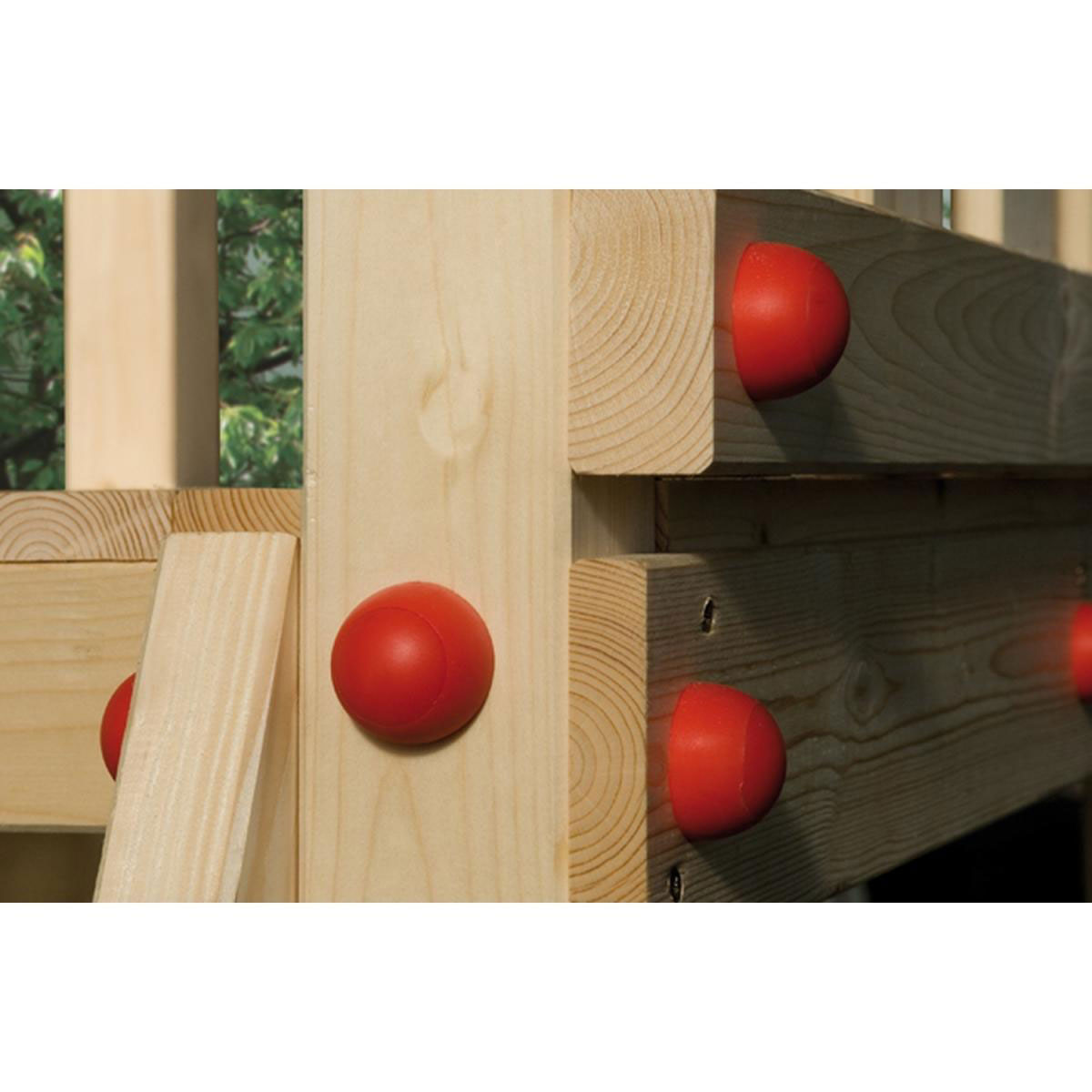 Weka Drachenturm Tabaluga mit Satteldach Sparset inkl Schaukel und Sandkasten Bild 3