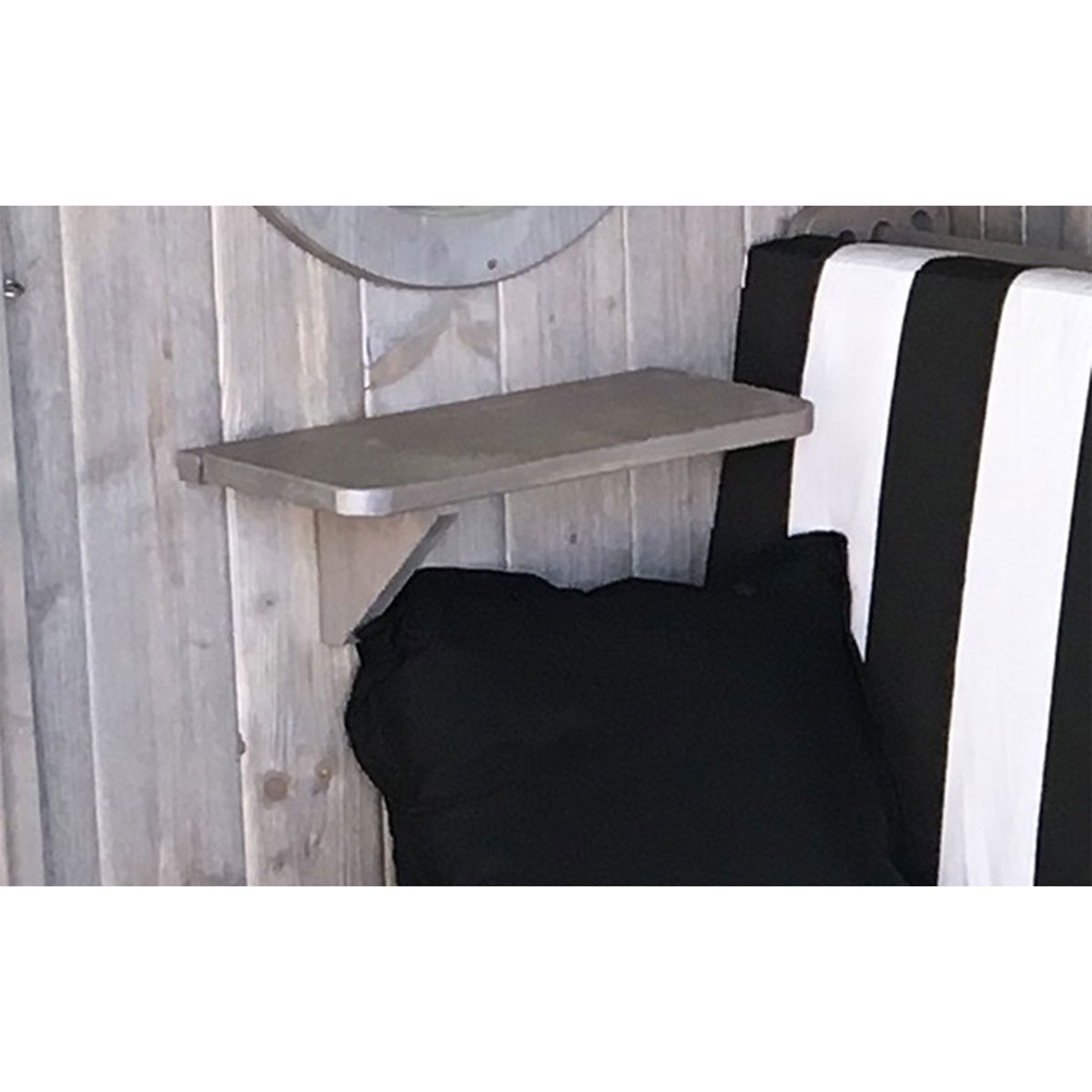 Weka Ablageset für Gartenlaube „Merano“, silber