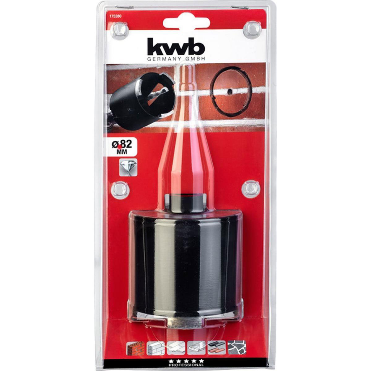 kwb  Hohlbohrkrone Diamant Durchmesser 82 mm Bild 2