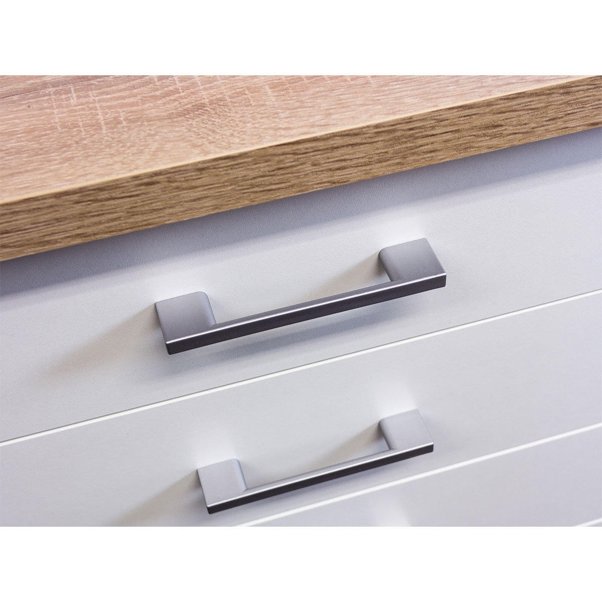 Flex-Well Küchenunterschrank „Samoa“, 50x85x60 cm, weiß/Sonoma Eiche Bild 3