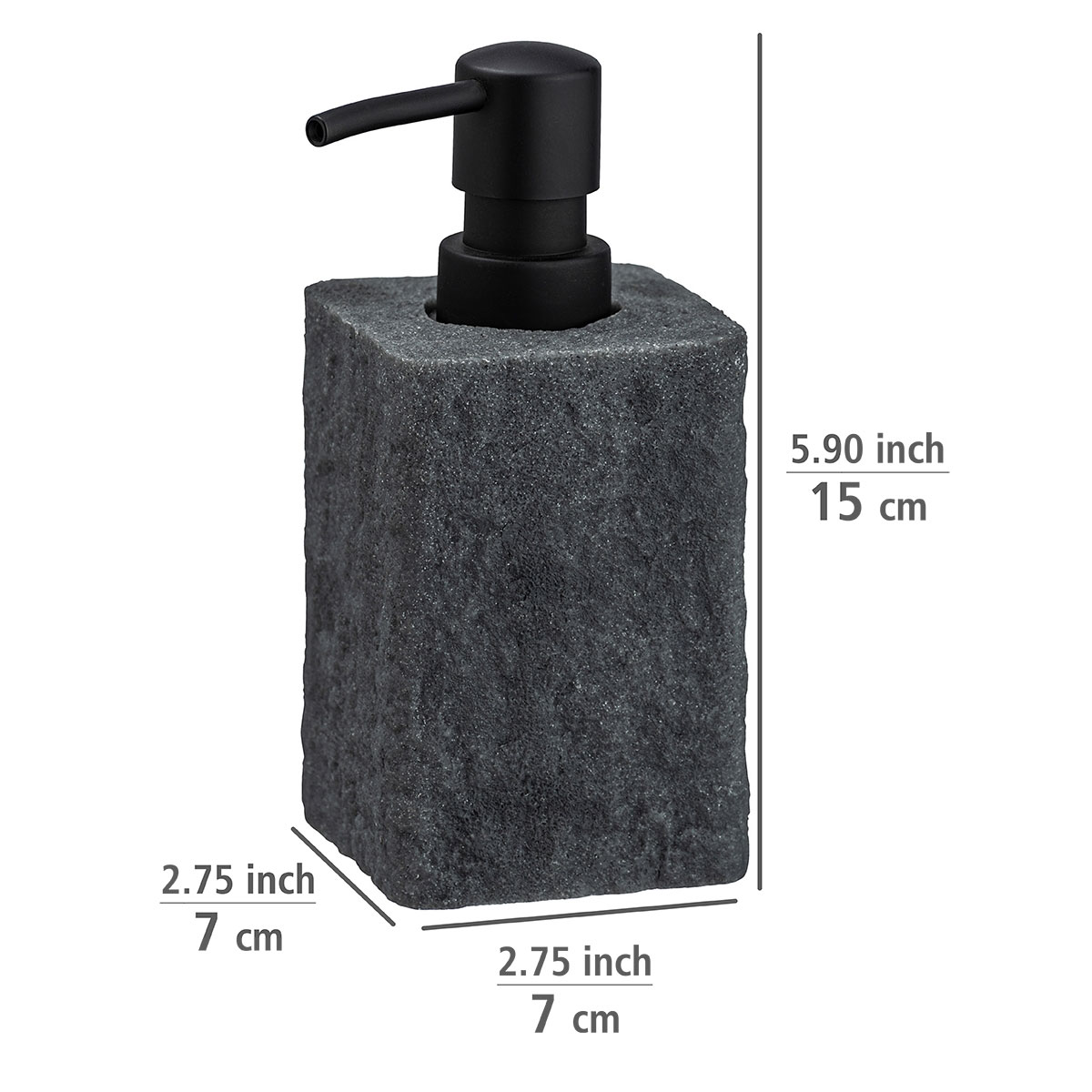 Wenko Seifenspender Villata grau 300 ml Bild 3