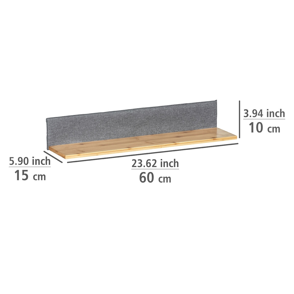 Wenko  Wandregal Bahari Wohnregal Badregal aus Bambus Bild 4