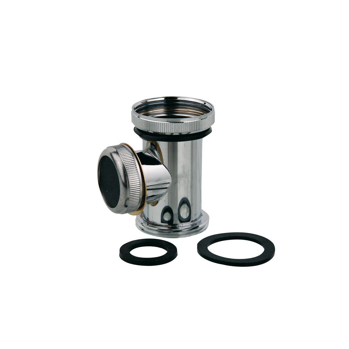 Kirchhoff Ablauf-T-Stueck Chrom 1 1/4" fuer Siphon