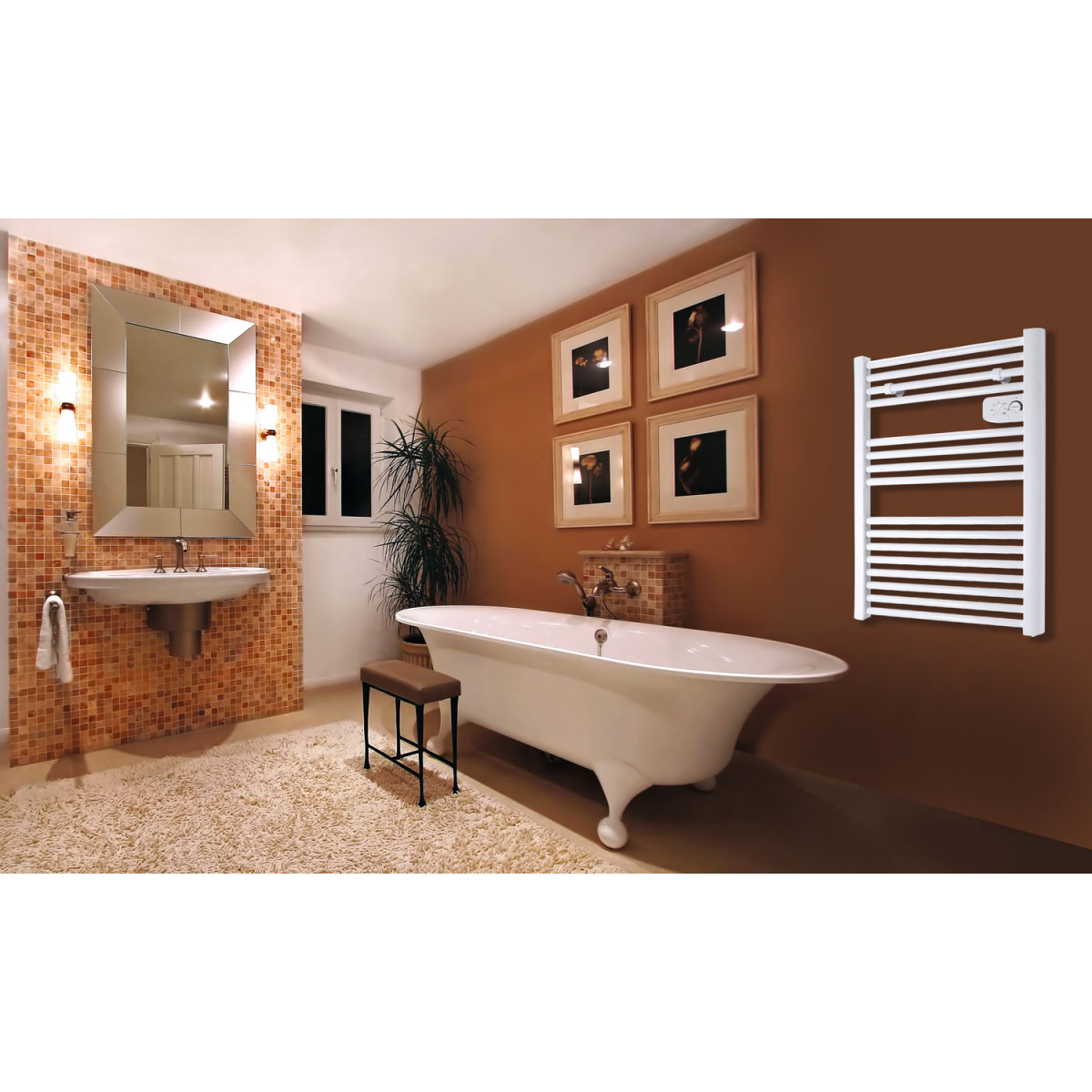 Valblue Elektro-Badheizkörper Venezia 78 x 56 cm Bild 2