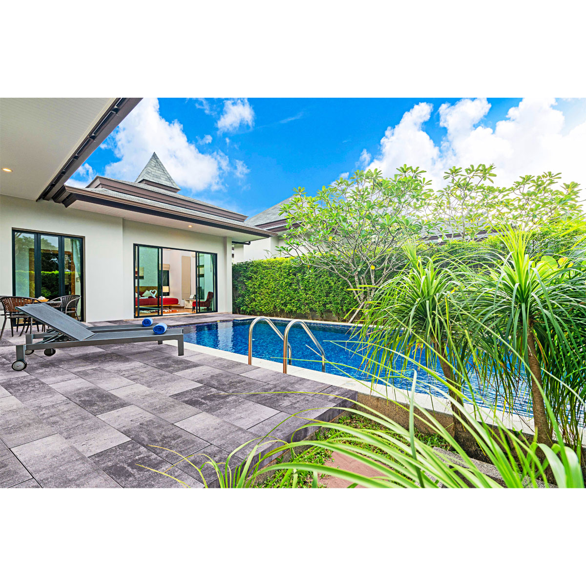 Terrassenplatte Toscana anthrazit-schattiert 60 x 30 x 5 cm Bild 2