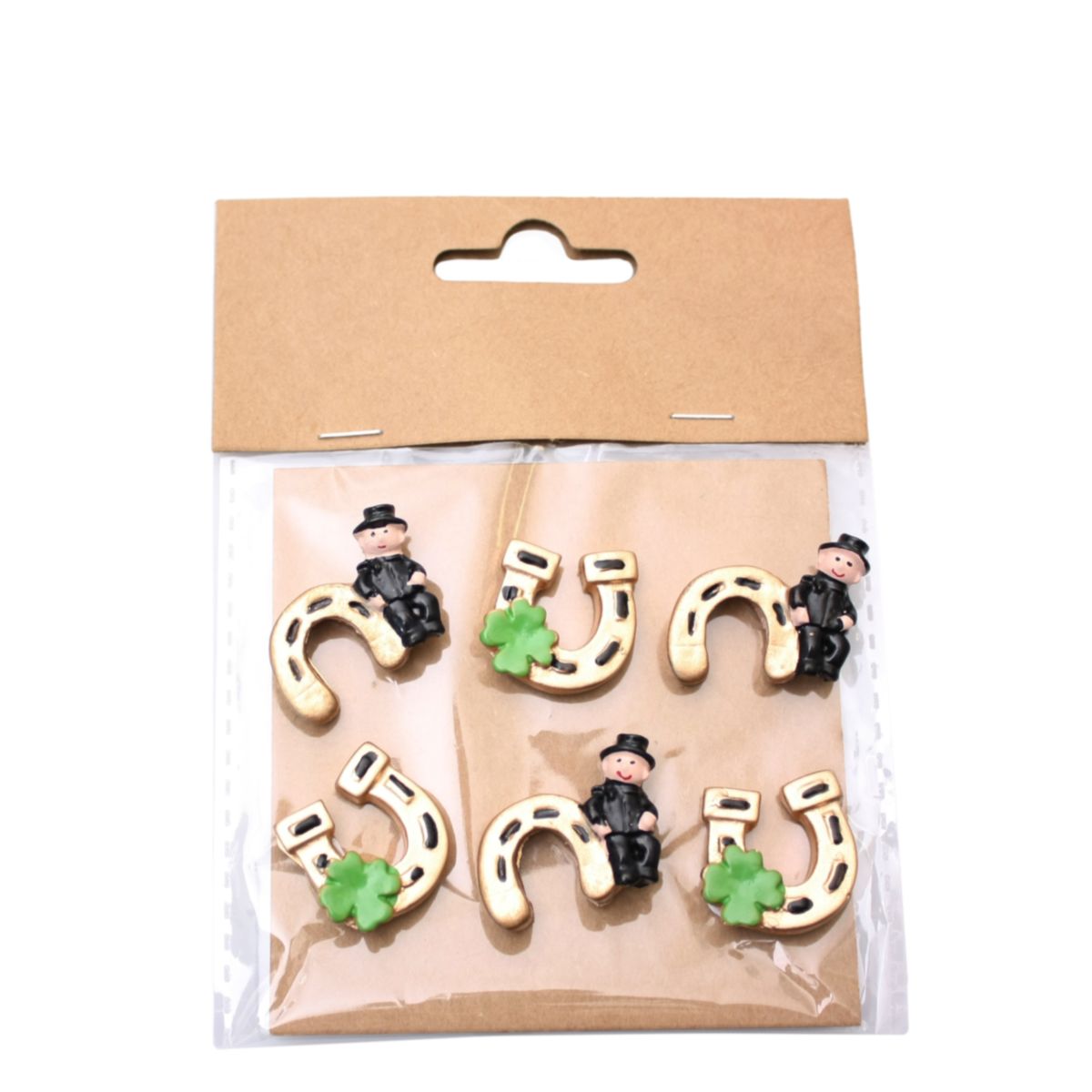 Kehrer und Hufeisen sort., 6er ca. 2,1cm