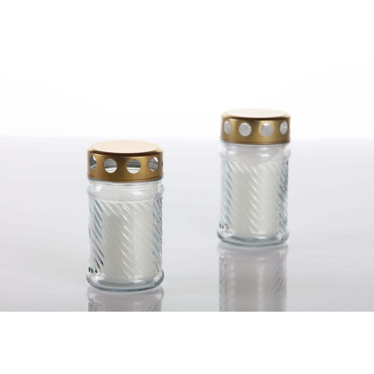 Grablampe IGLESIA_A aus Glas mit Brenner