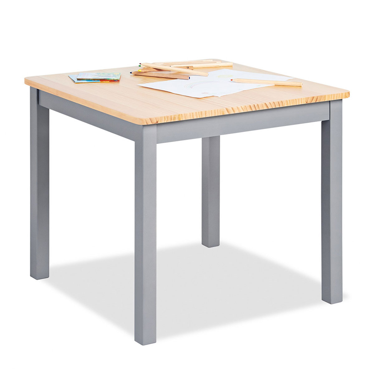 Pinolino Kindertisch Fenna grau/natur