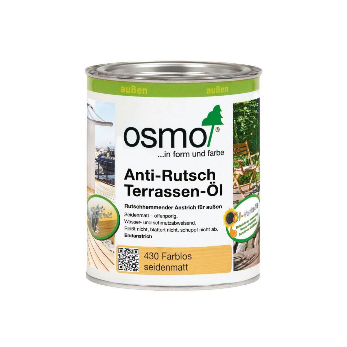 Osmo Anti-Rutsch Terassen-Öl 750ml farblos