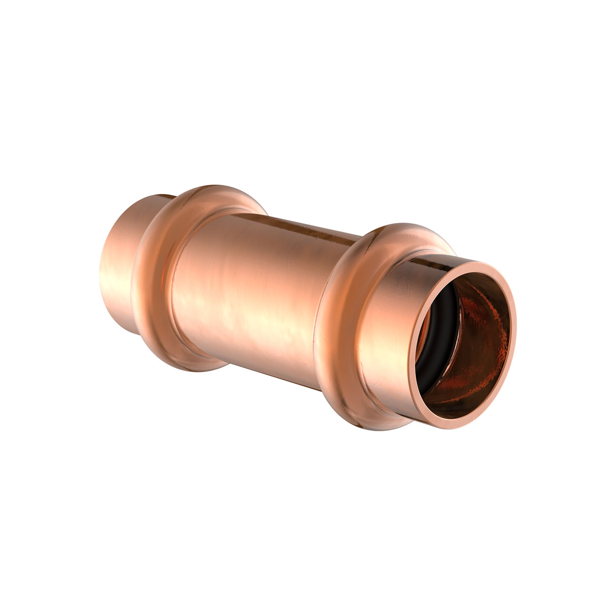 Kirchhoff CU Schiebemuffe blank 18 mm 2 Muffen P5270S