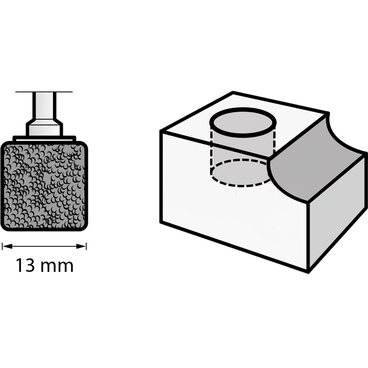 Dremel  Schleifband Durchmesser 13,0 mm Körnung 60 Bild 4