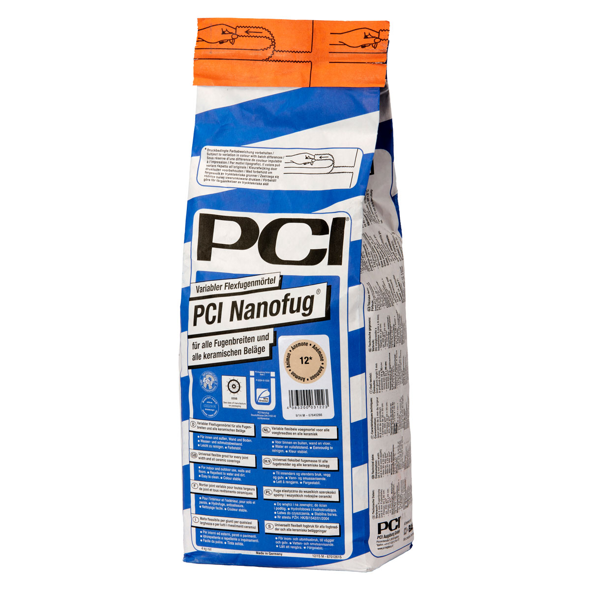 Flexfugenmörtel Nanofug 4 kg pergamon