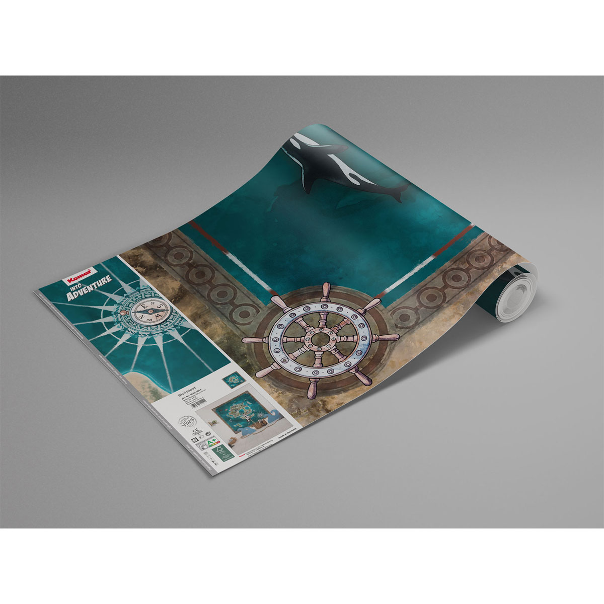 Komar  Vlies Fototapete Skull Island 250x250 cm Bild 8