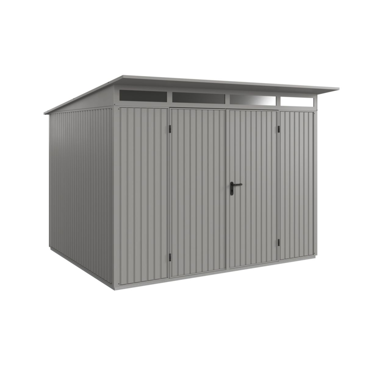 EcoStar  Gerätehaus Trend-PTyp 3RAL9007 2 flg