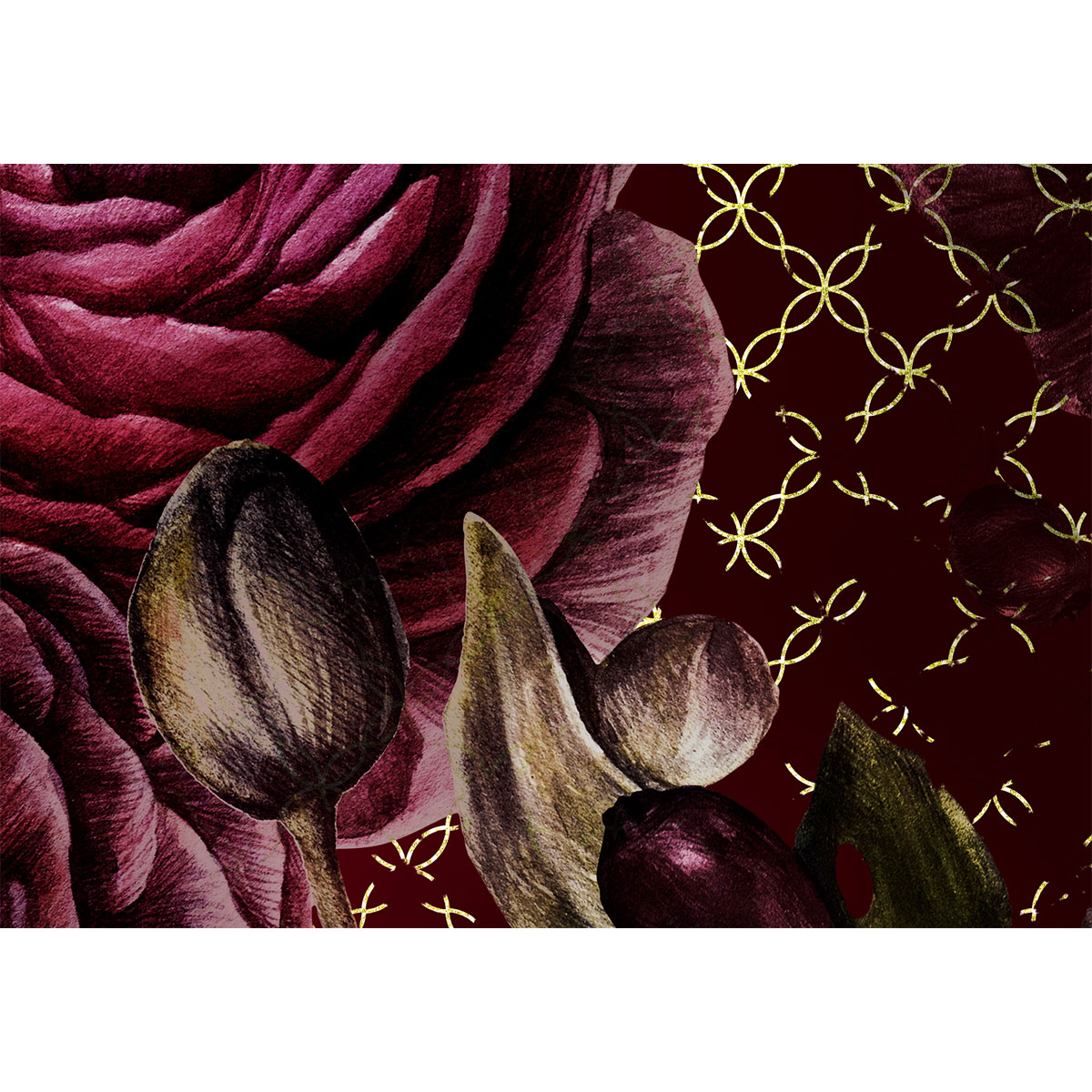 Komar  Vlies Fototapete Rouge Intense 350x280 cm Bild 3