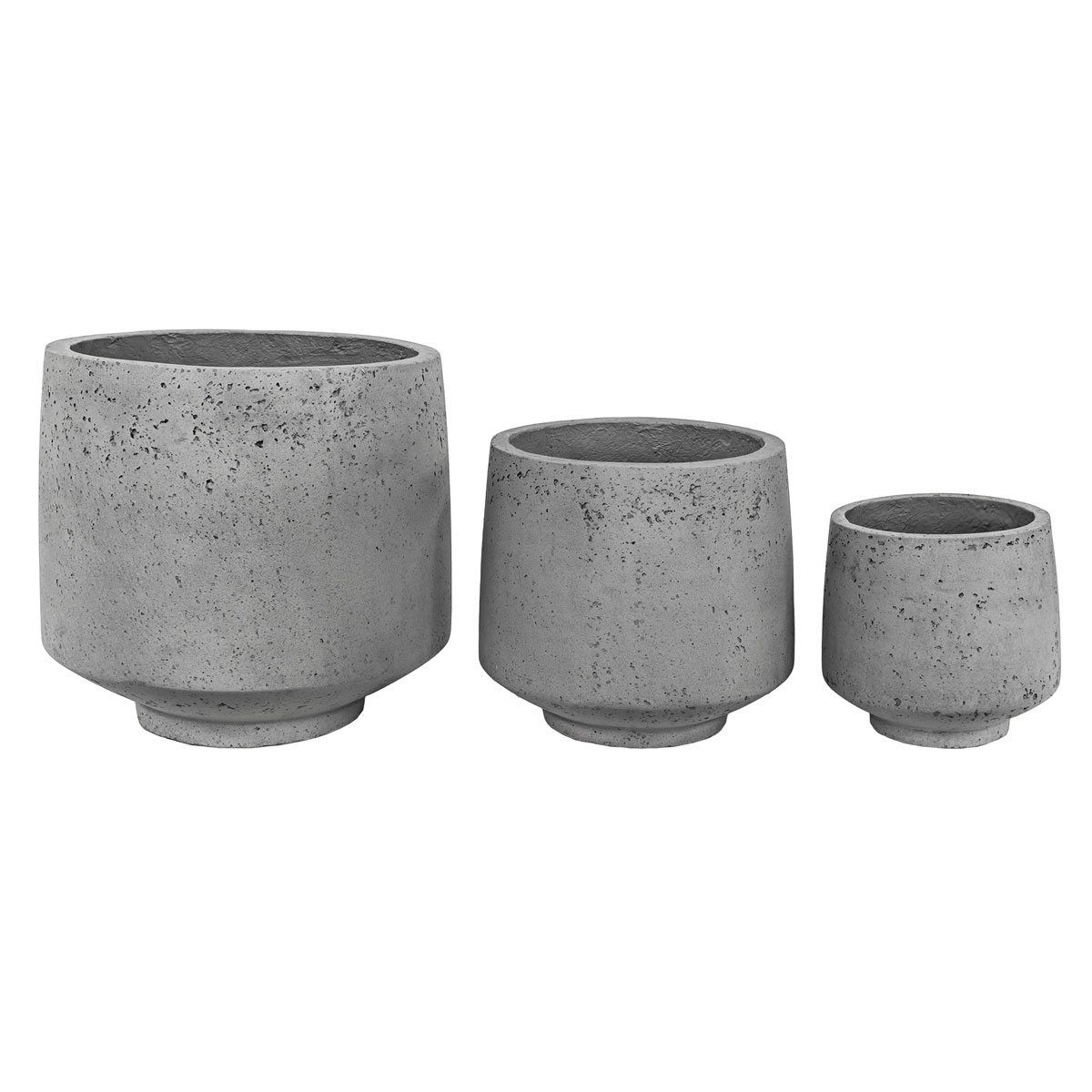 Haveson Pflanztopf PORES grau 23 x 23 x 21 cm Bild 5