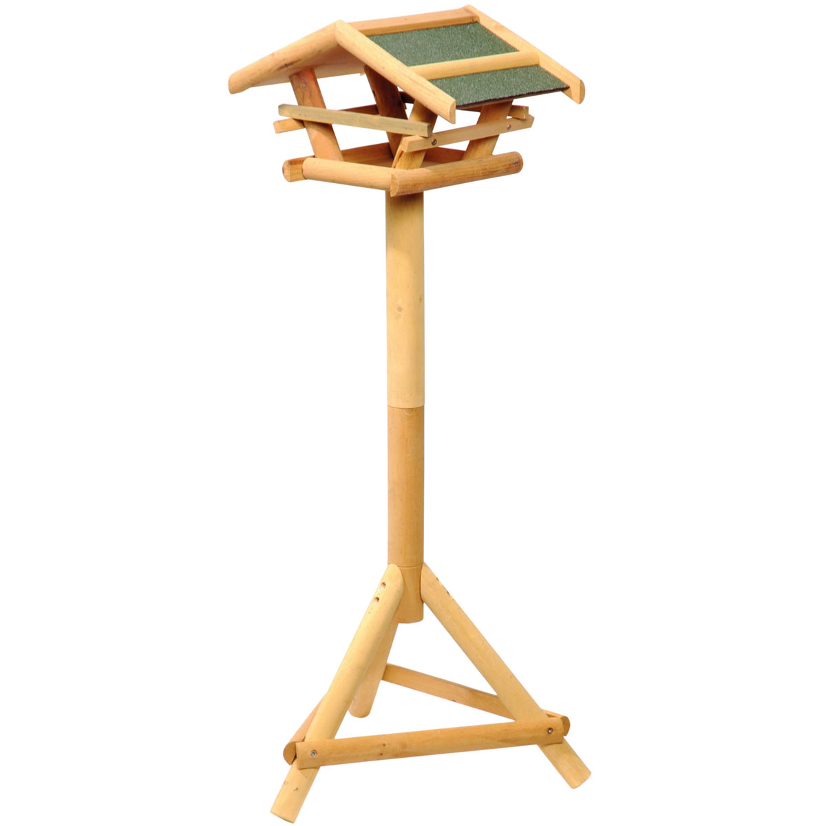 dobar Vogelfutterhaus inkl Ständer 46 x 46 x 103 cm Kiefer Grün