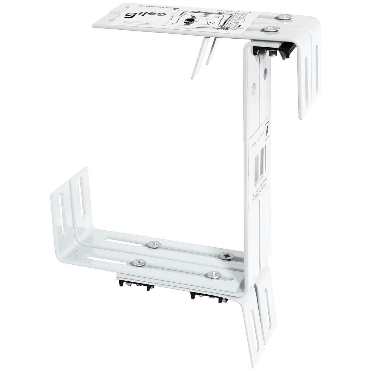 Geli Blumenkastenhalter Typ A weiß