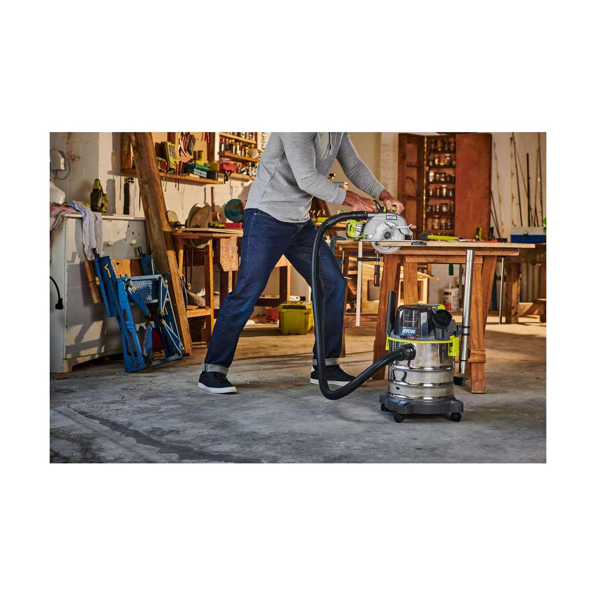 Ryobi  18V Akku-Nass und Trockensauger R18WDV-0 solo Bild 4