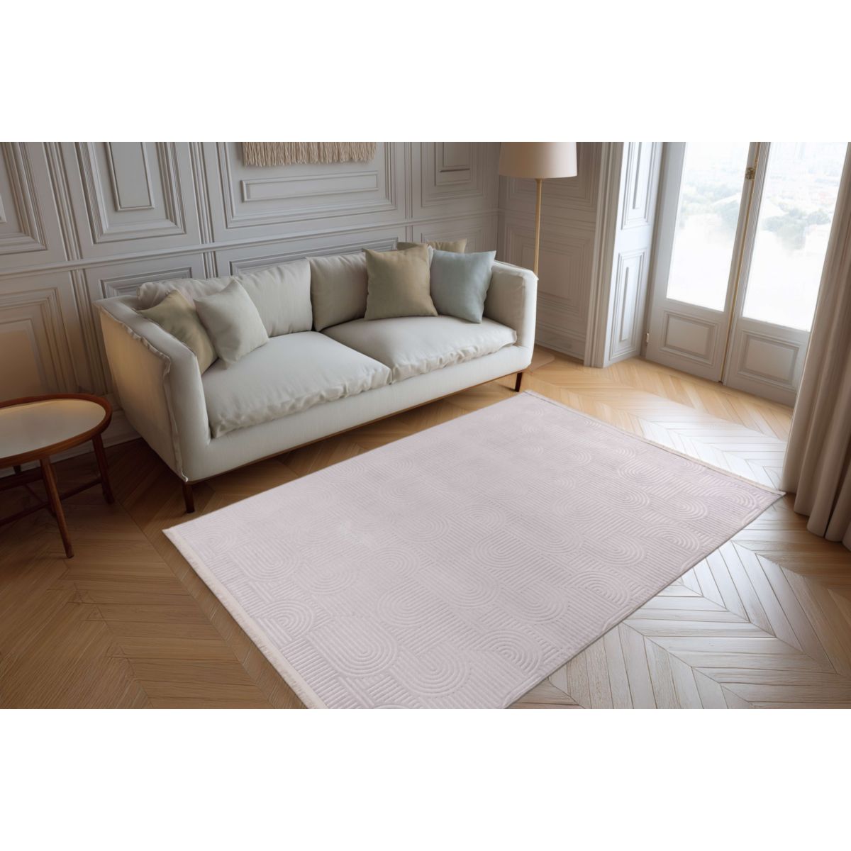 Kirma 225 Silber 160 x 220 cm Bild 2