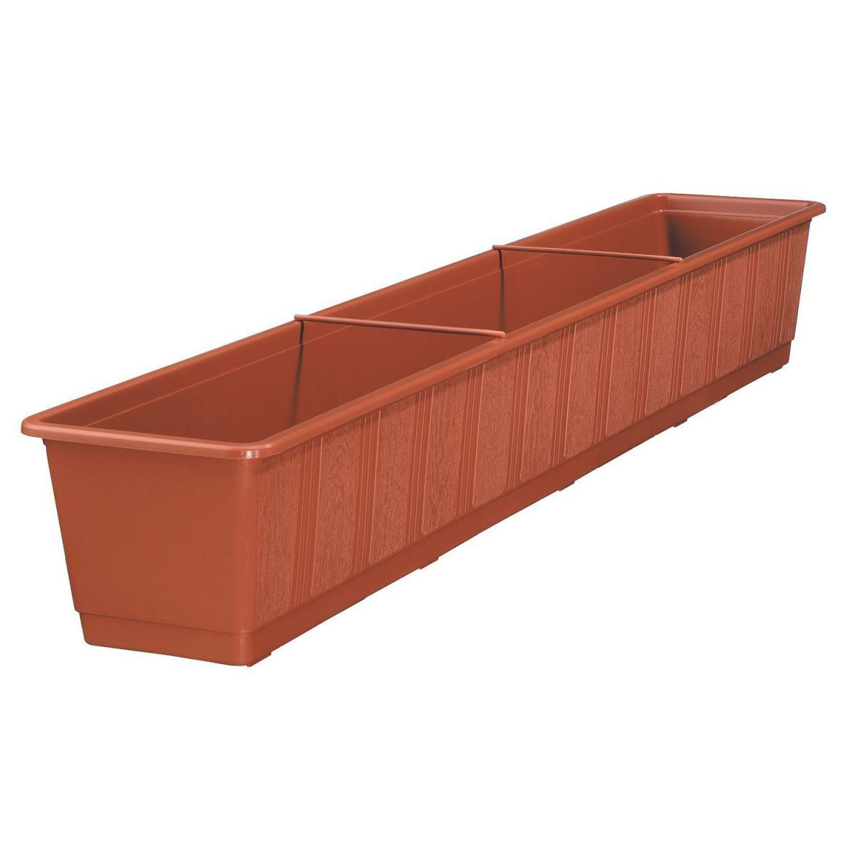 Geli Blumenkasten Standard Kunststoff terrakotta