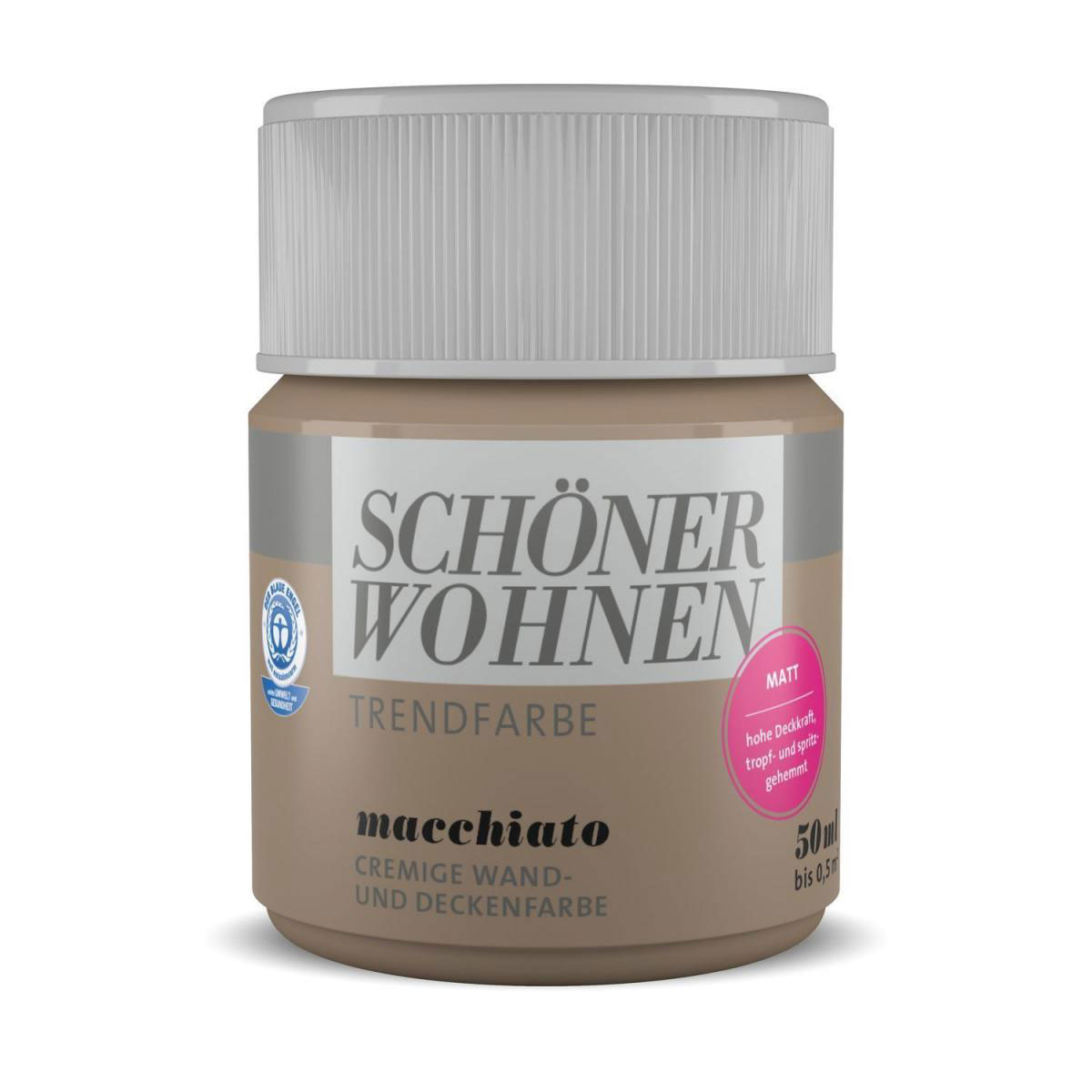 Schöner Wohnen Farbe Tester Trendfarbe matt 50 ml Macchiato
