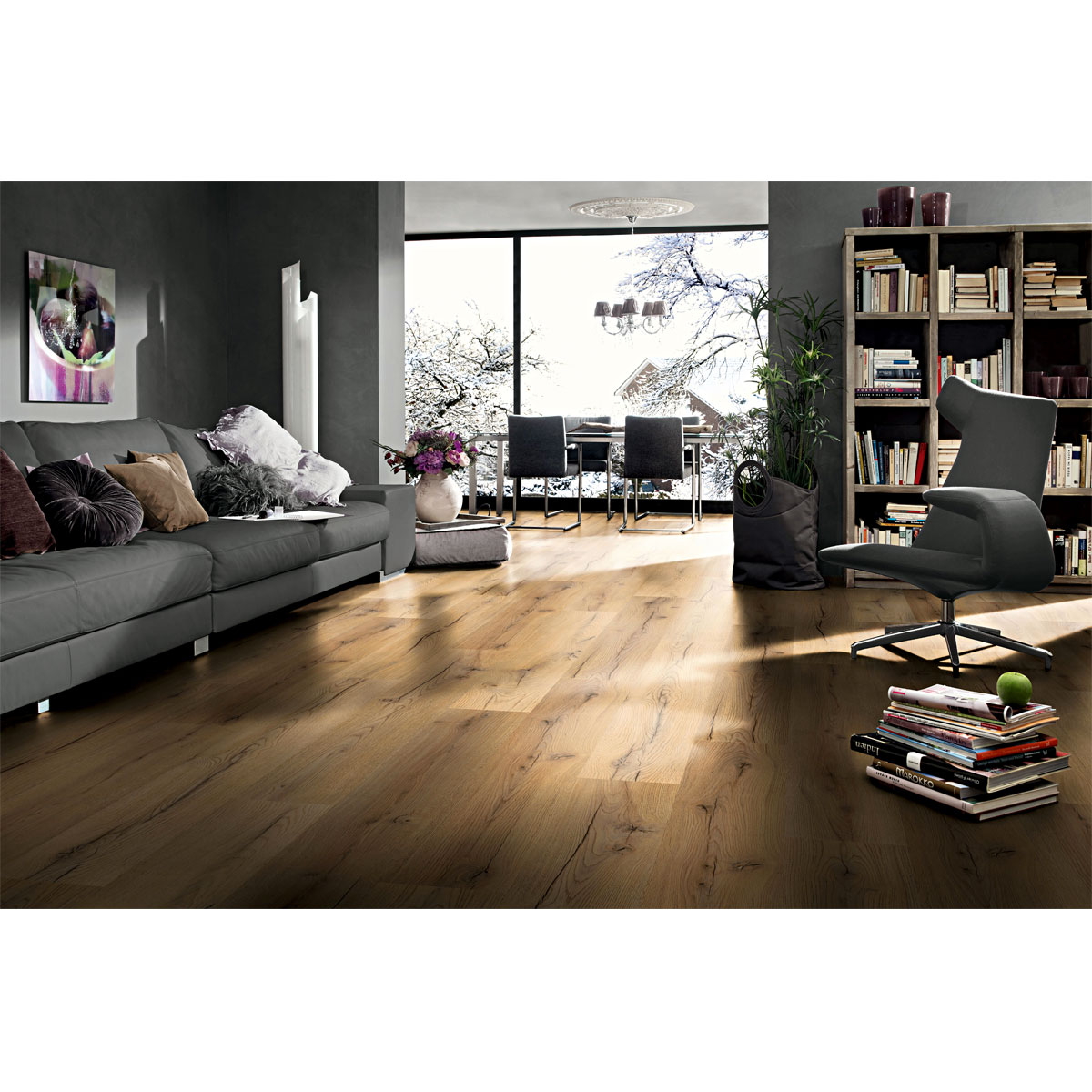 Basic Laminatboden Century Oak beige 138 x 19,3 cm Bild 7