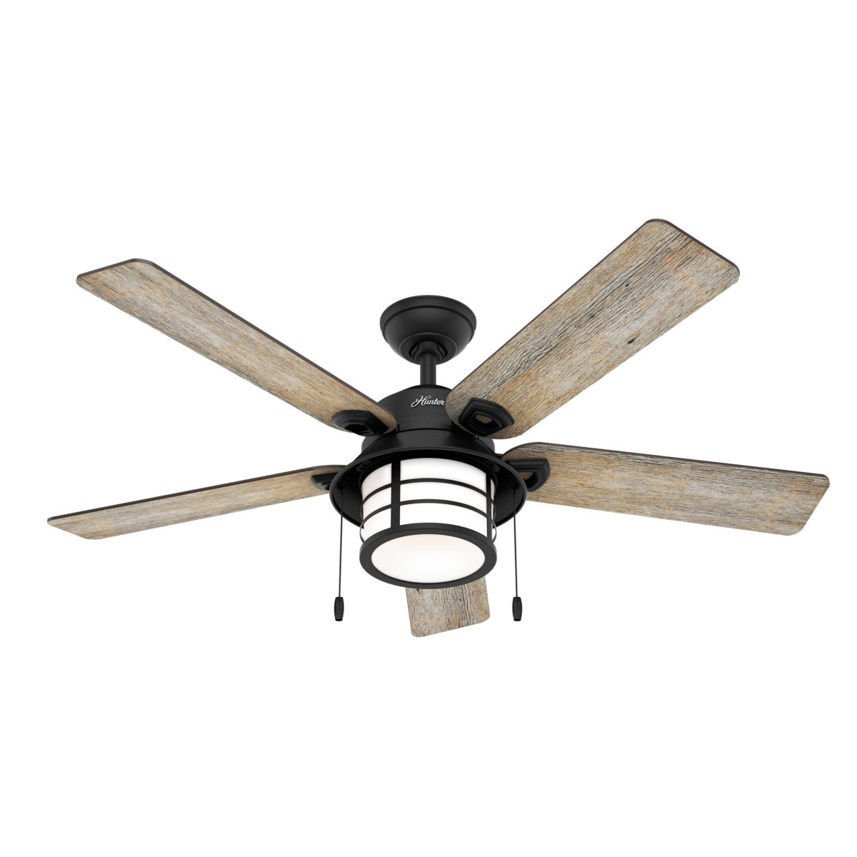 Hunter Fan Hunter Deckenenventilator Santorini 132 cm grau-braun Bild 1