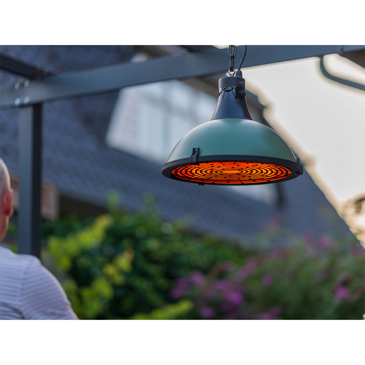 SUNRED Smart Heater IndusUltra Jade Green 2.100 Hanging Bild 4