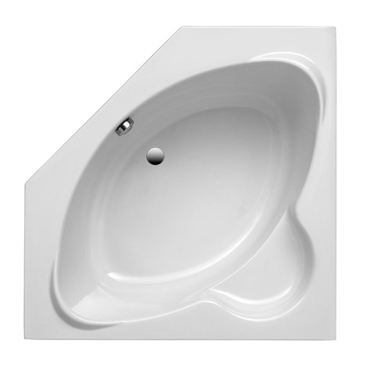 Ottofond Eckwanne Miami 125 cm weiß Bild 1