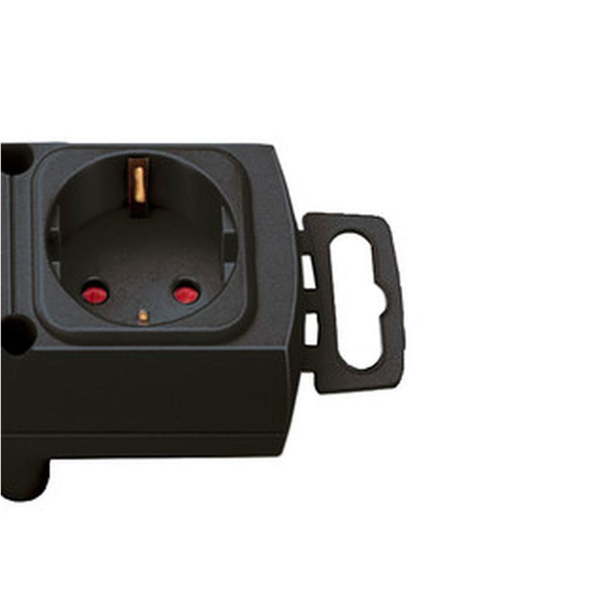 Brennenstuhl Steckdosenleiste Comfort-Line Plus 4-fach schwarz Bild 2