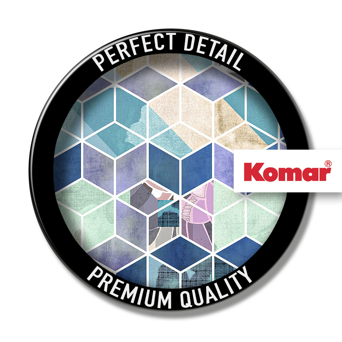 Komar  Vlies Fototapete Geometric Blue 200x250 cm Bild 5