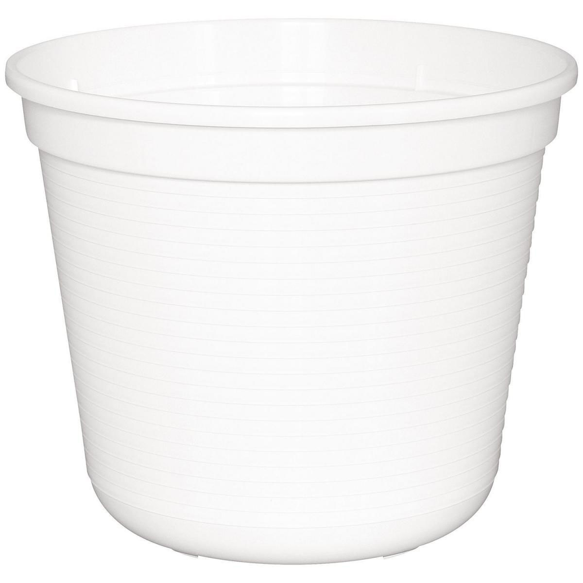 Geli Blumentopf Kunststoff 32 cm weiß