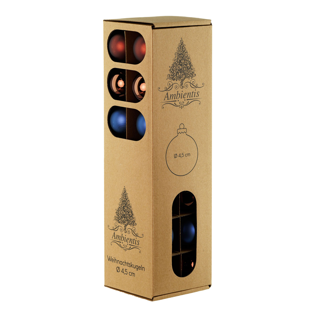 Ambientis Glaskugeln 4,5 cm braun Mix Bild 4